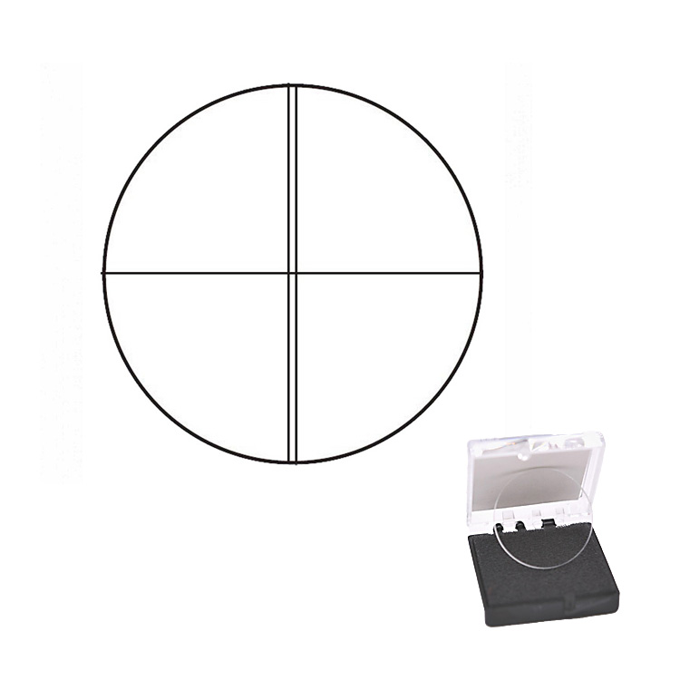 Microscope Eyepiece Reticles_Crossed Gauge Lines